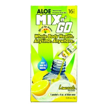 АЛОЕ “MIXn'GO” НА ПРАХ ЗА ПИЕНЕ (ЛИМОНАДА) 16 САШЕТА X 7 G